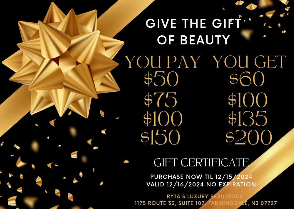 HOLIDAY GIFT CERTIFICATE