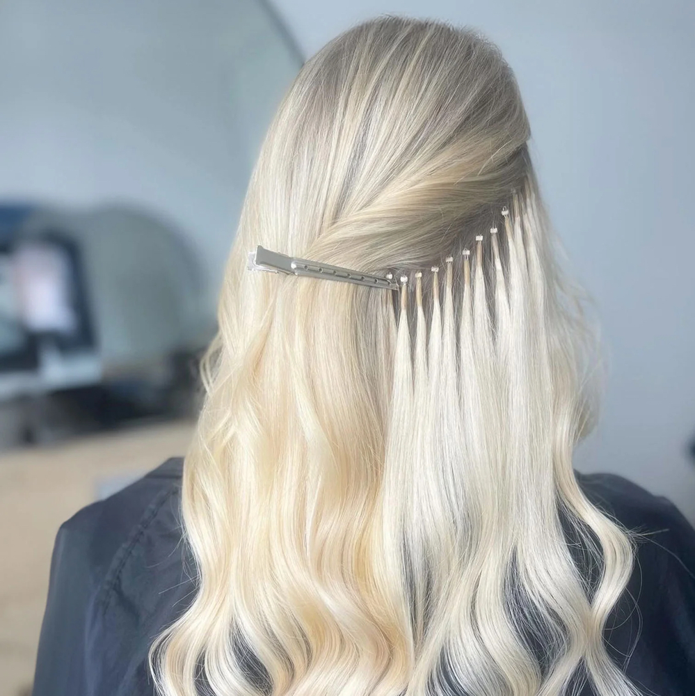 Nano Hair Extensions Installation at Locs and Lashes in Alcoa, TN