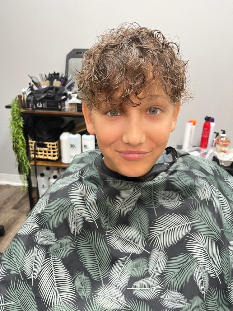 Boys Perm( No Cut)/ Partcial Perm