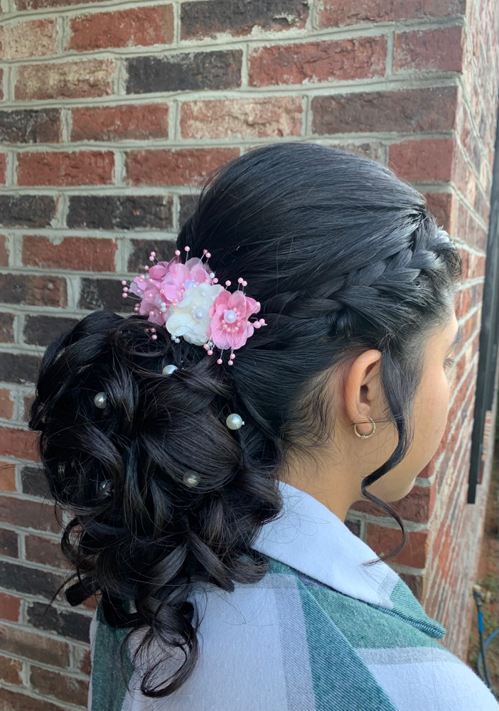 Special Event Updo And Makeup