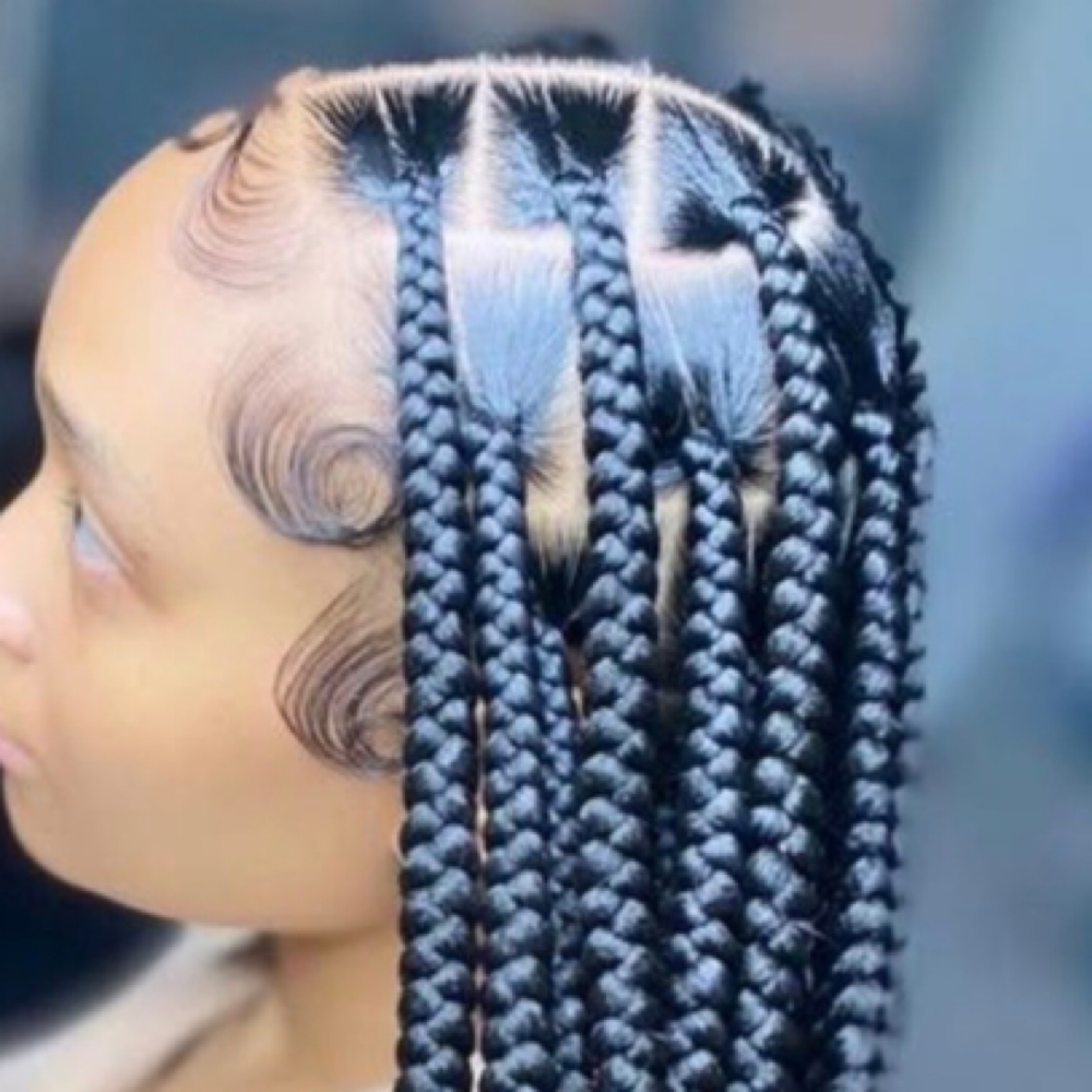Knotless Braids (Jumbo) at Cherry On Top Studio in Norcross, GA