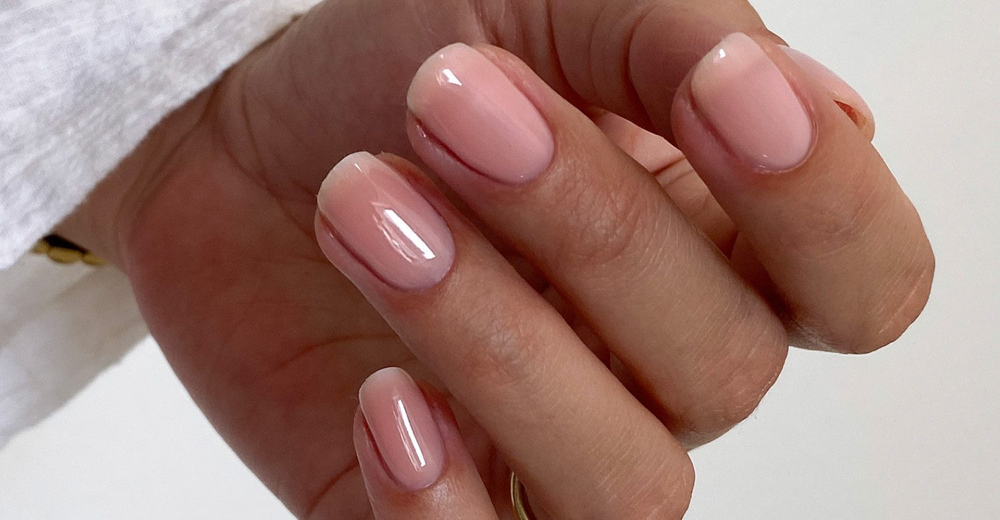 Dry Manicure + Rubber Base  Gel