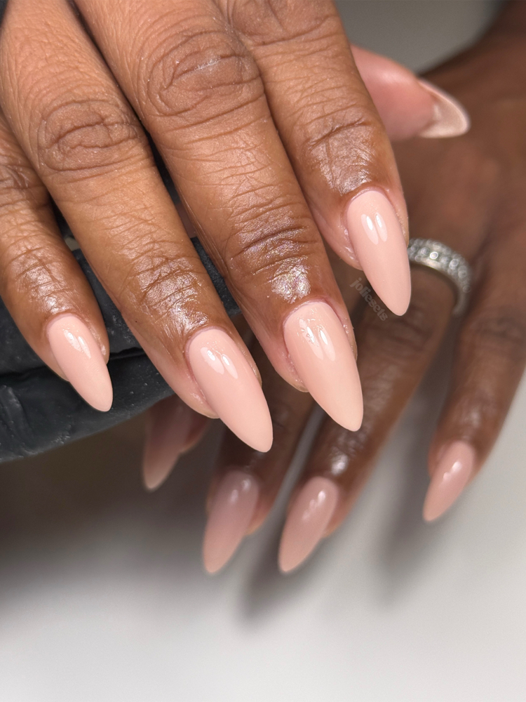 Hard Gel Mani at Jolie Sets in Charlottesville, VA