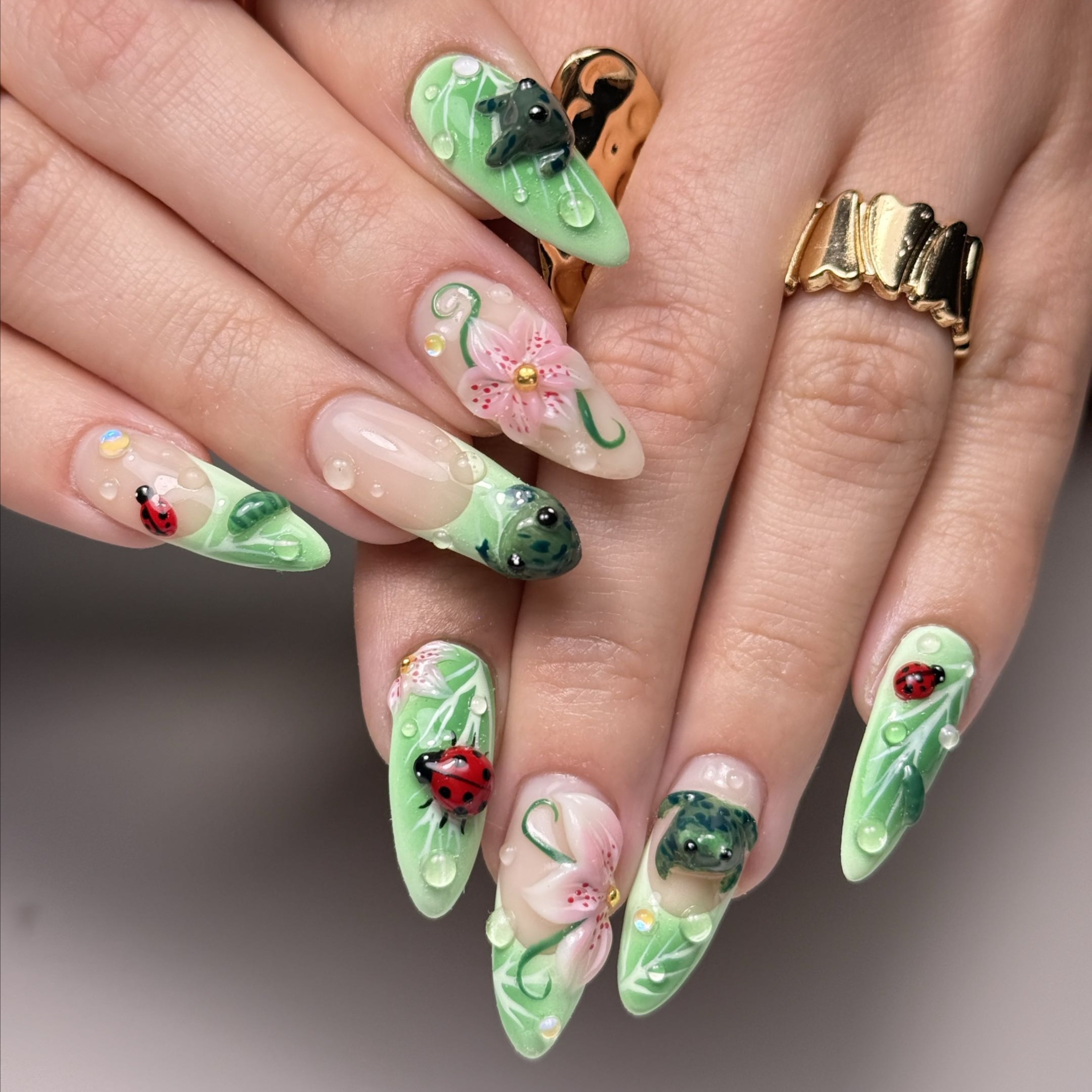 Hard Gel Mani °❀.࿔ at Jolie Sets in Charlottesville, VA