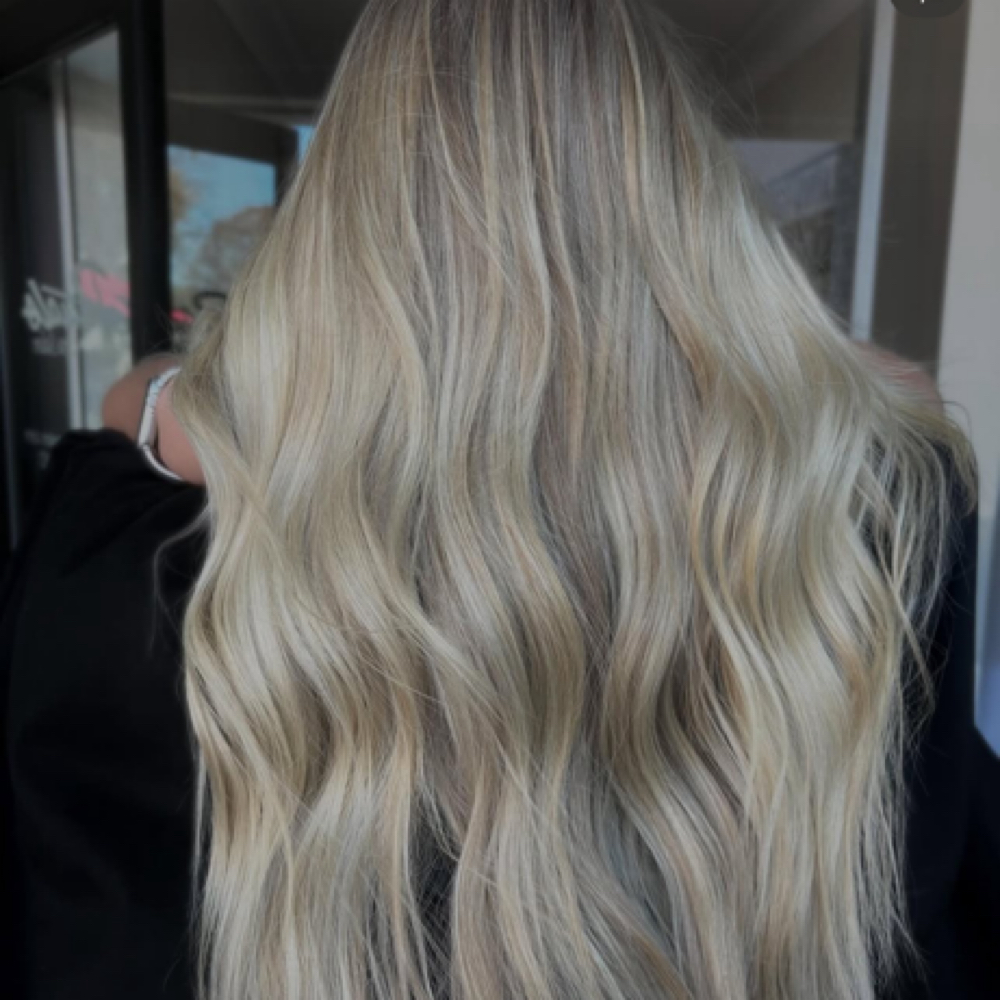 Full Highlight at goldies hair studio in Simpsonville, SC