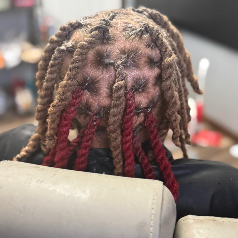Kids Loc Retwist + Style (Ages 3–10 at Lucky Your Hair Salon in Toledo, OH