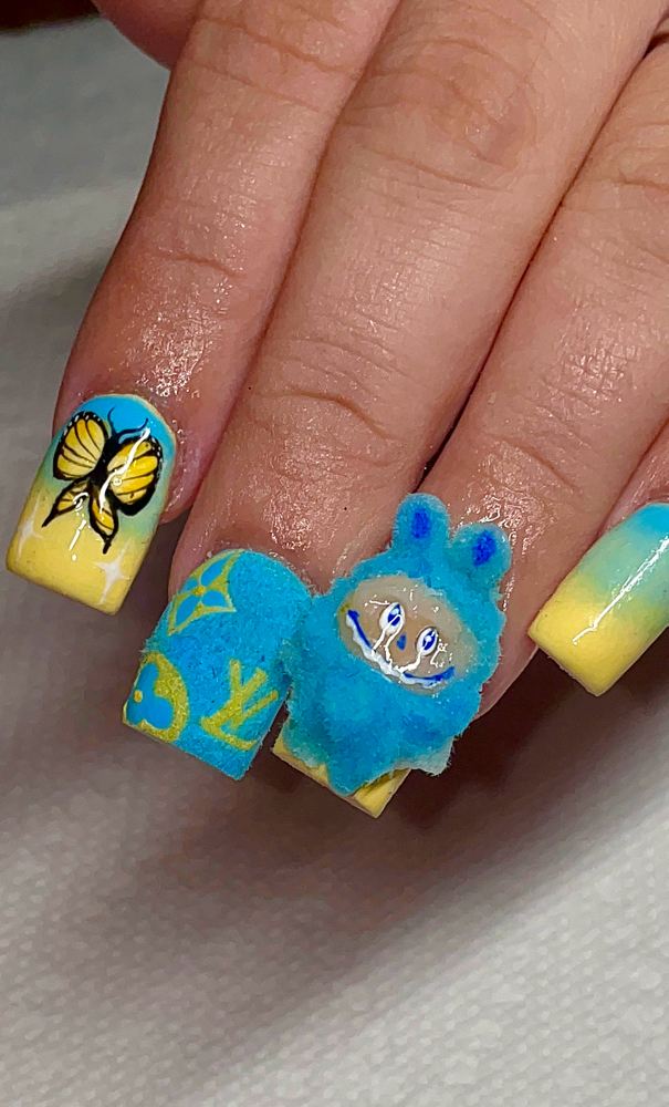 Short Acrylic Fill In at Nailsxk in Anniston, AL