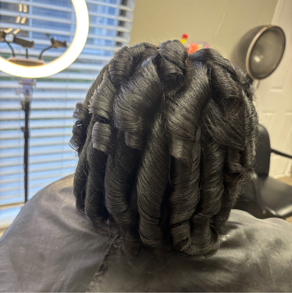 Curl Only, Short To Medium at The Finest Salon & Training Center in Bossier City, LA