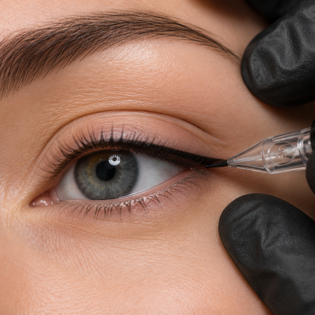 Permanent Eyeliner (classic) at Unveil PMU Studio in new york, NY