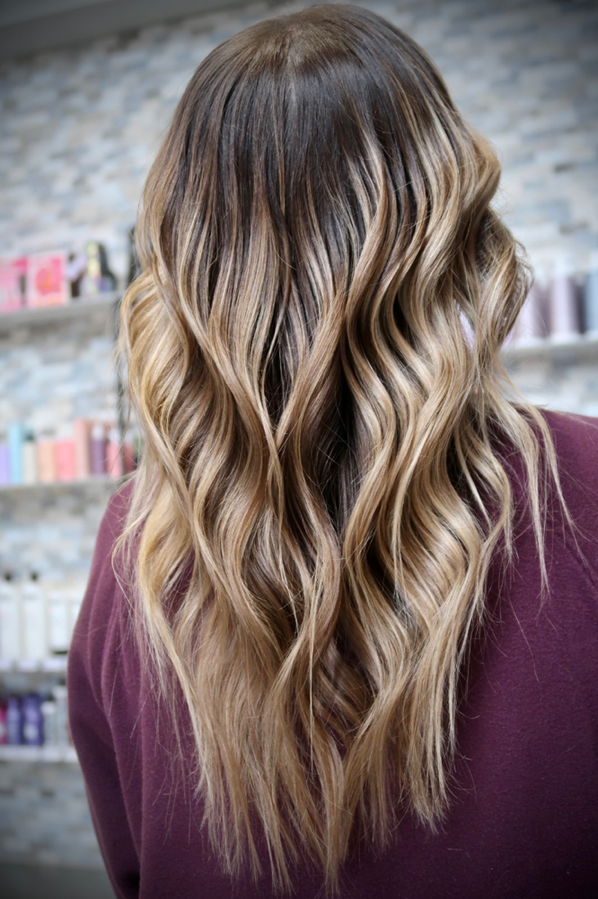 Blowout + Beachy Waves