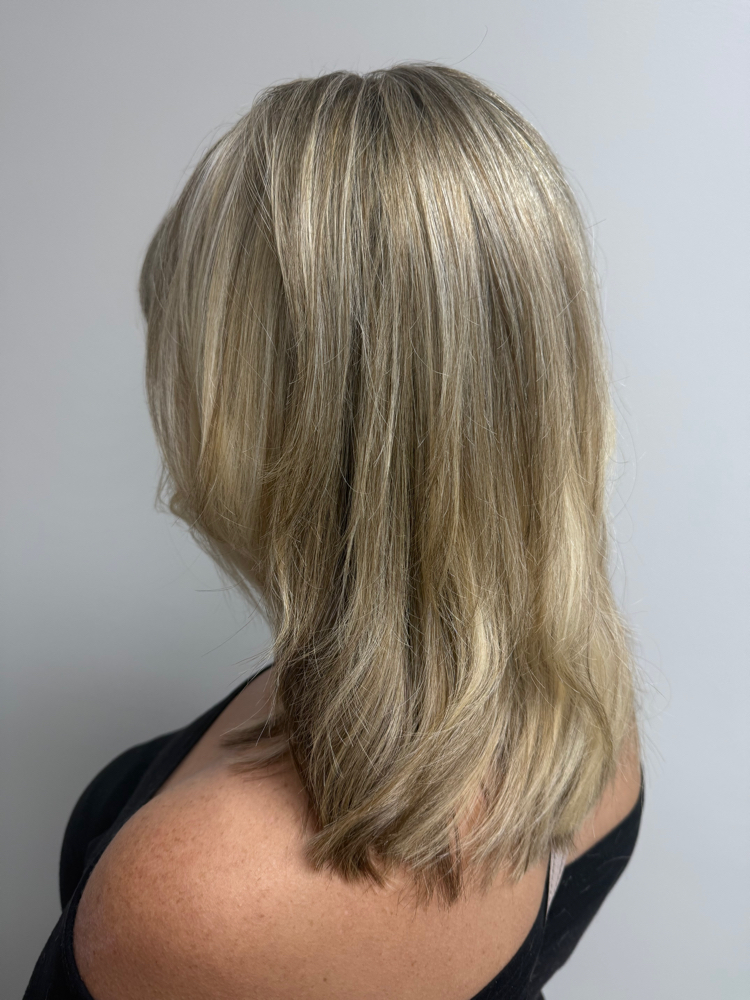 Hilights Long Hair at LuLu’s Beauty Room in Kernersville, NC