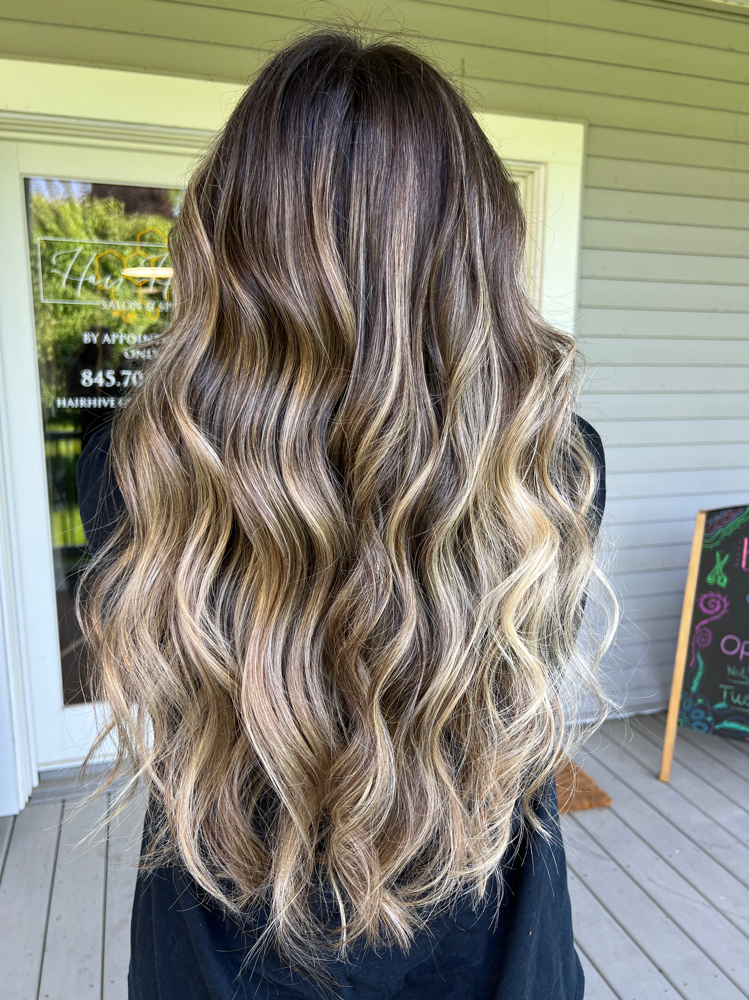 Lowlights at Hair Hive in Jeffersonville, NY