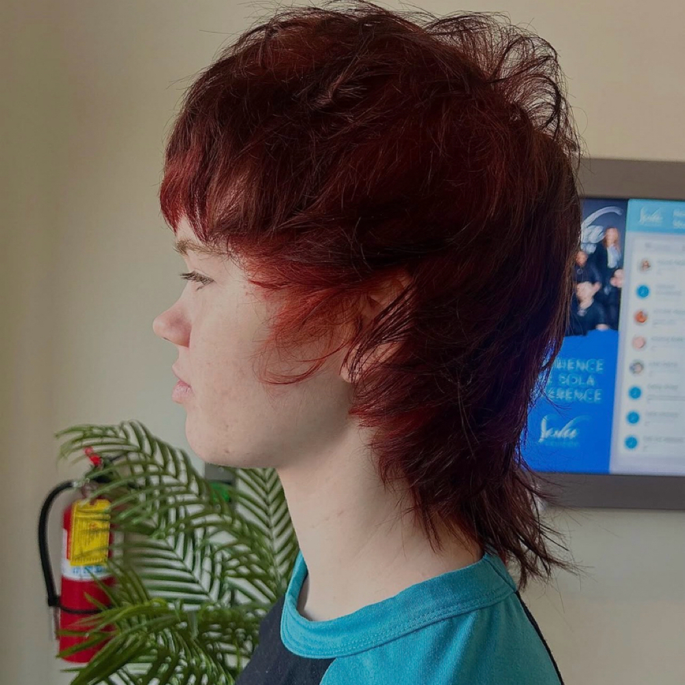 Short Length Hair Cut at The Glam Edge in Chesapeake, VA