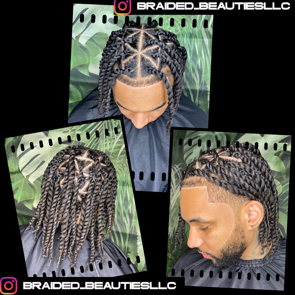 SINGLES OR 2STRAND TWIST no hair added