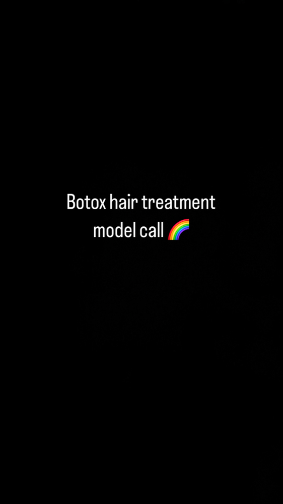 Hair Botox treatment MODEL -