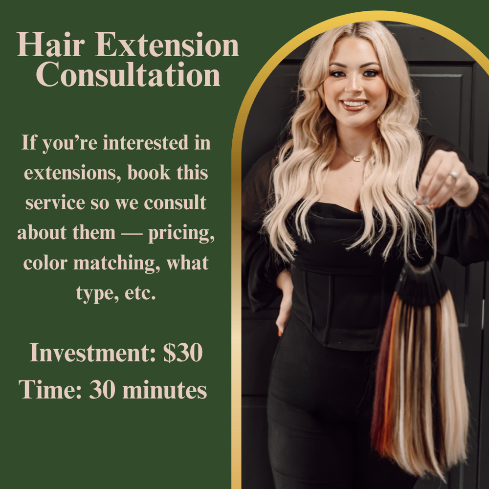 HAIR EXTENSION CONSULTATION