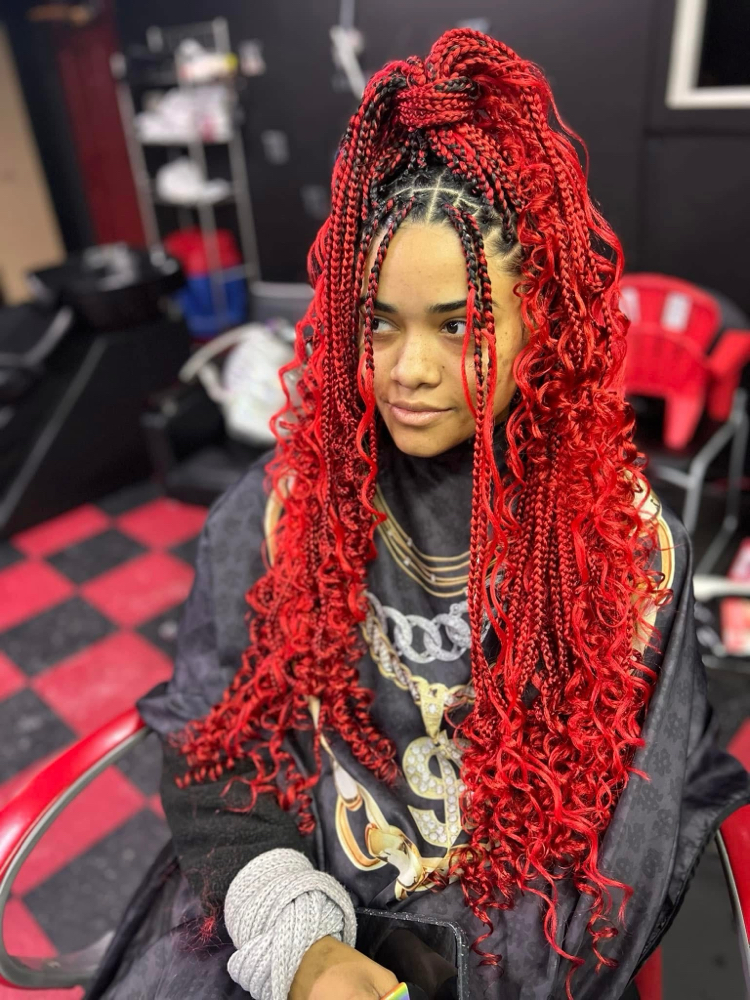 Small Box Braids Regular