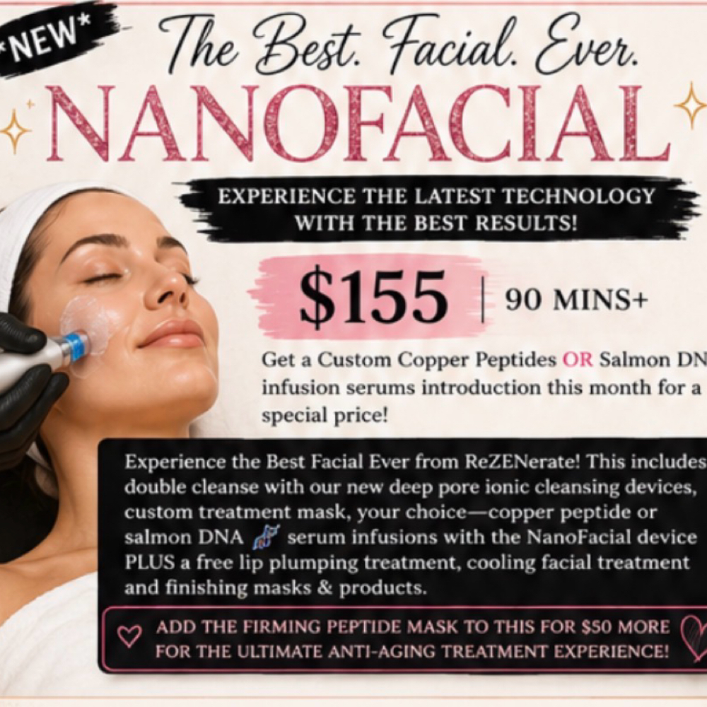 ReZenerate Classic Nano Facial at The Skin Therapist Esthetics & Waxing-Kayla Spencer in Union City, TN