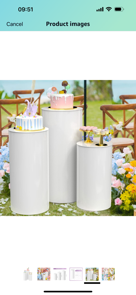 Cylinder Pedestal Stand