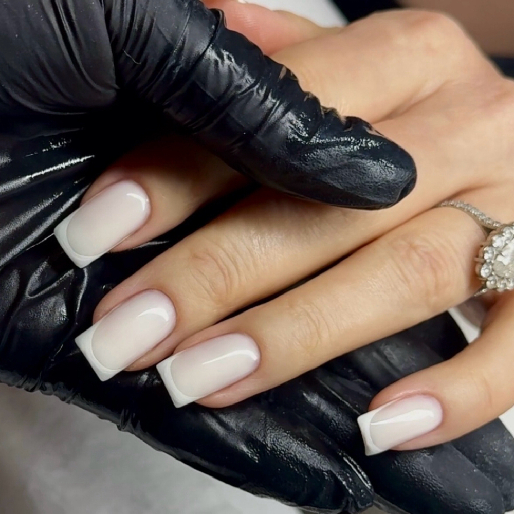 French/Ombre Design at Nails Space by Ivanna in San Diego, CA
