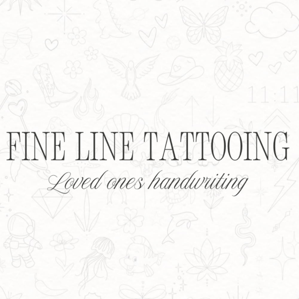 Fine Line - Loved Ones Handwritting at Kura Studio in Gilbert, AZ