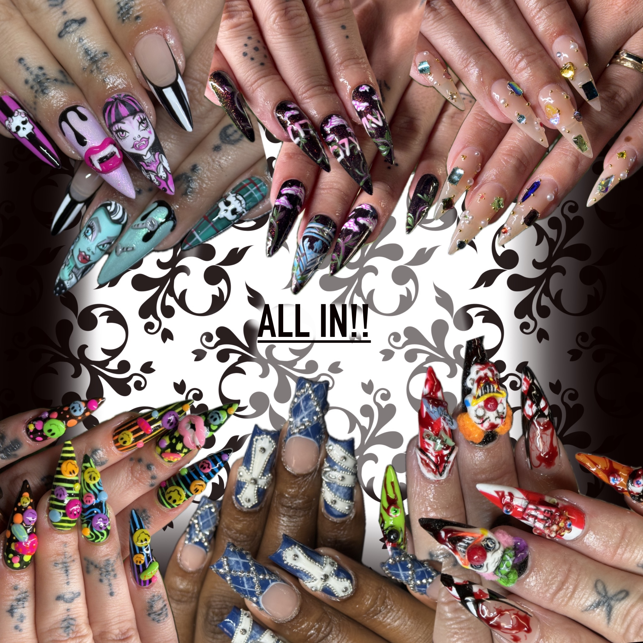 All IN! at Pretty-Nailz in Denver, CO