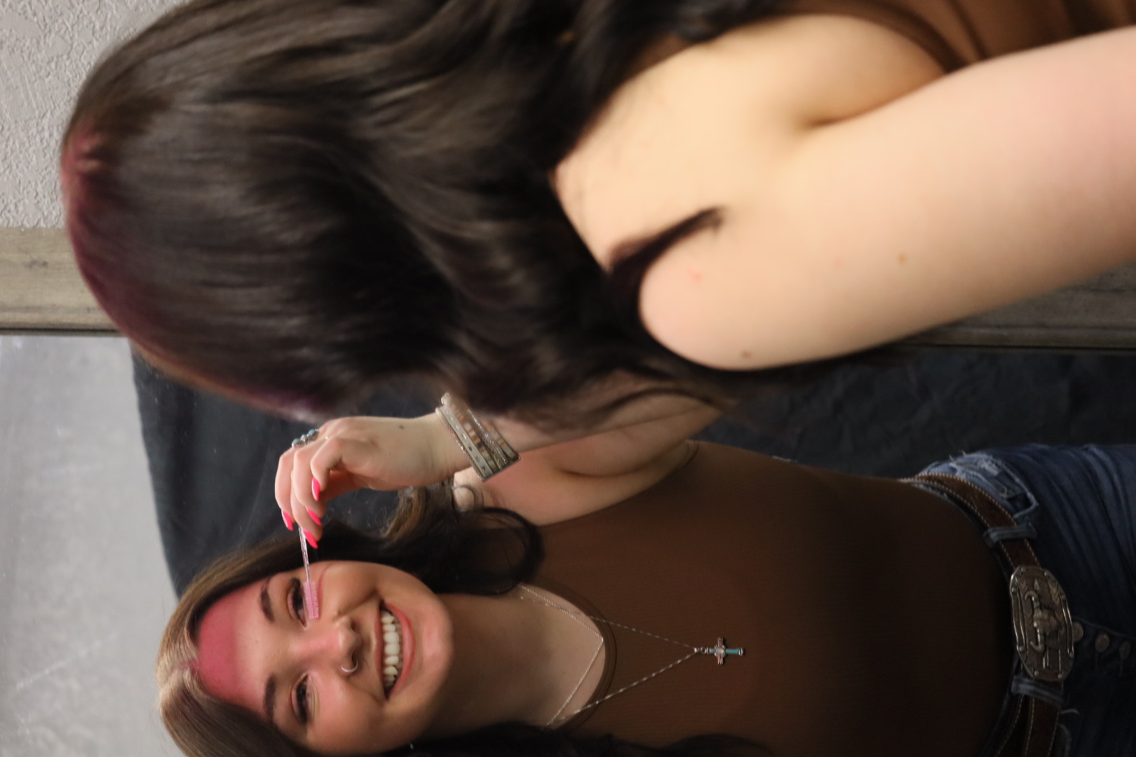 eyebrow lamination, tint, and wax