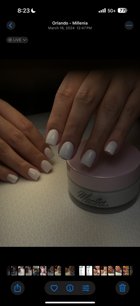 Short Acrylic Full Set