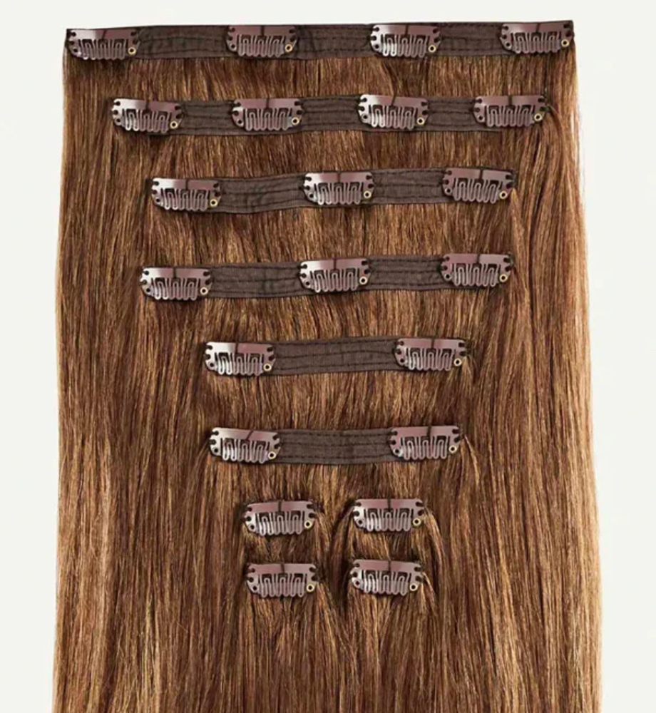 Clip on hair extensions