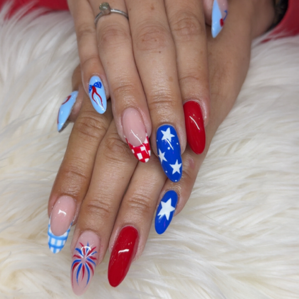 Full Set at Candice's Nails in Tulare, CA