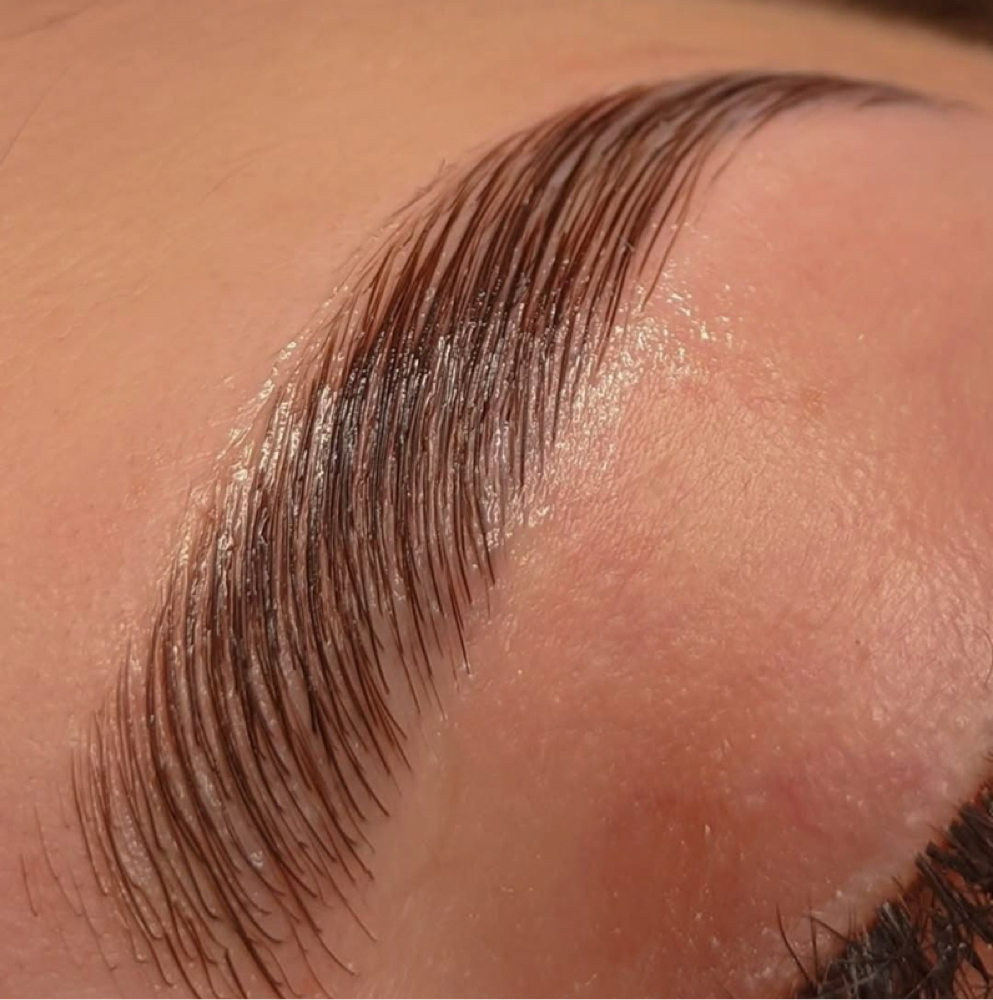 Brow lamination + clean up at Dahlias Wellness Center in passaic, NJ