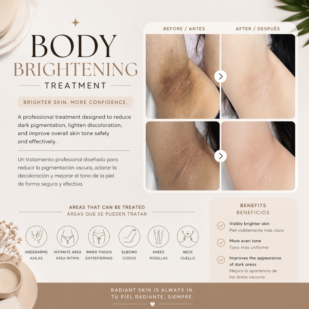Brightening-Blanqueamiento Corporal at Ady Glow Esthetics in Houston, TX