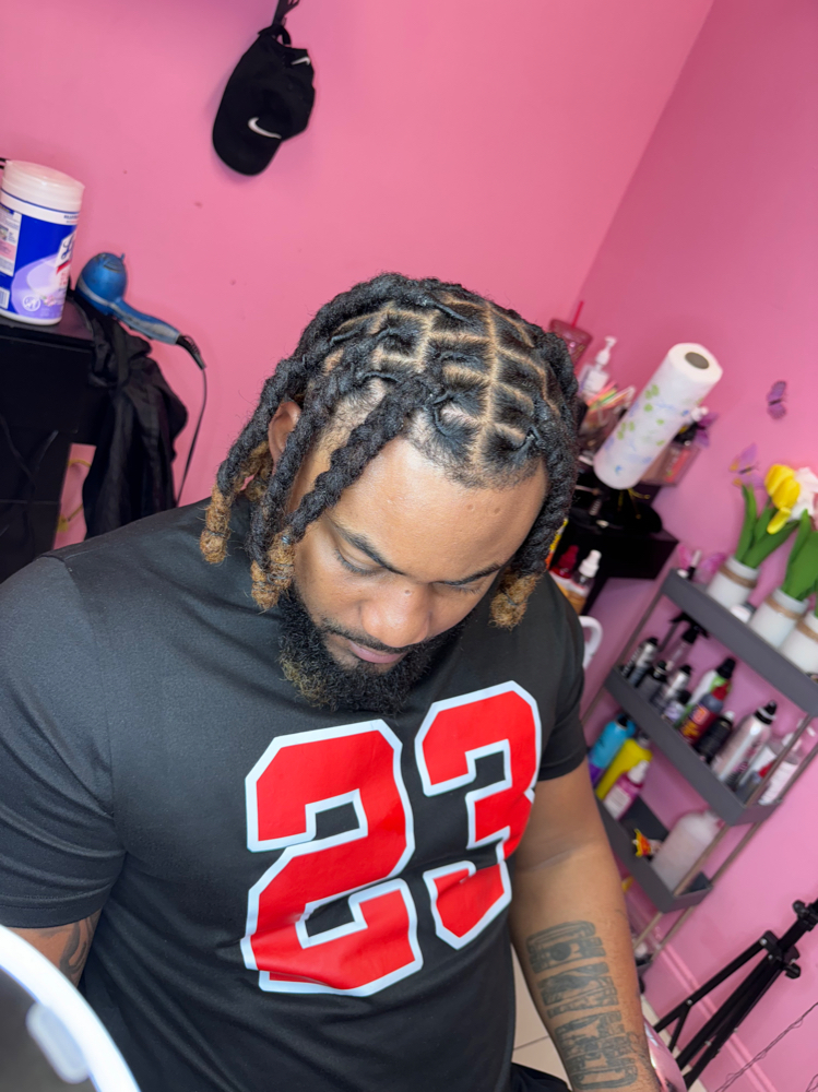 locs retwist and style