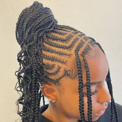 Fulani Feed In Braids