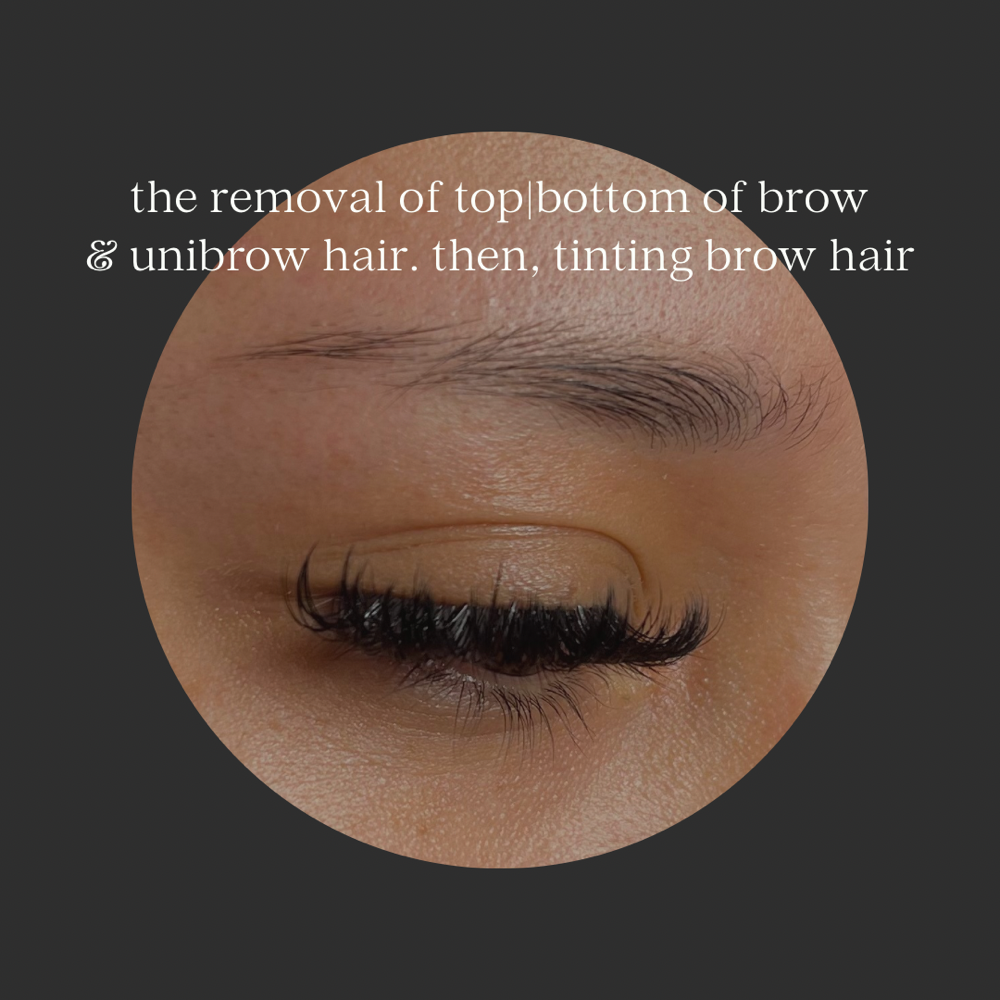 brow wax & henna