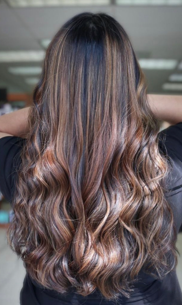 Package-Single Color+Full Balayage