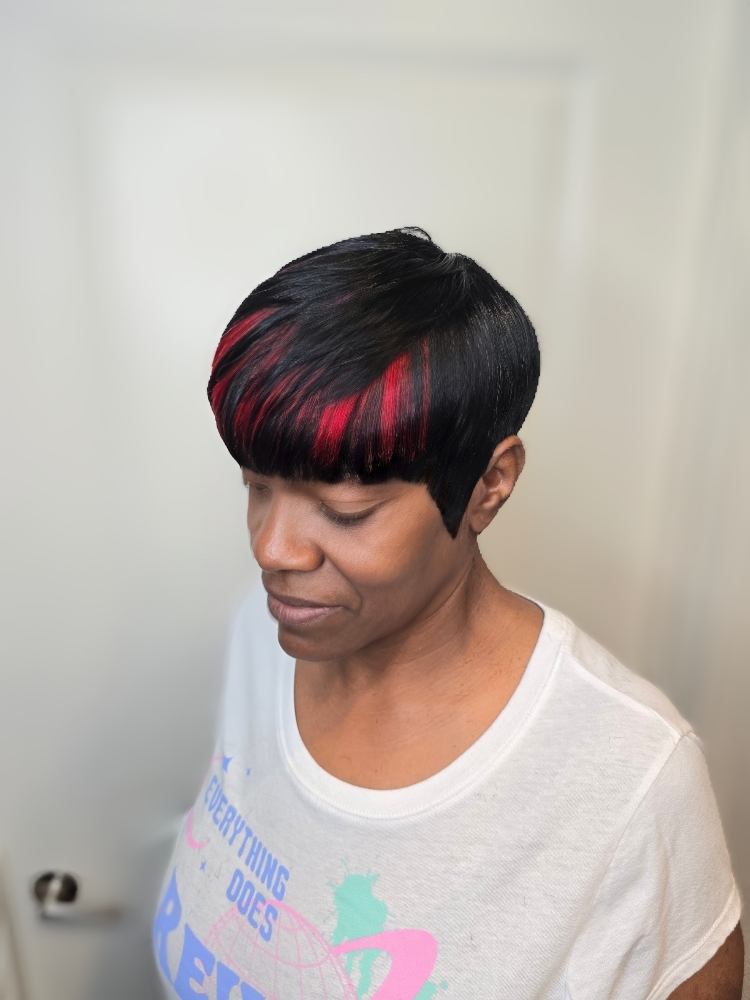 Bowl Cut Weave