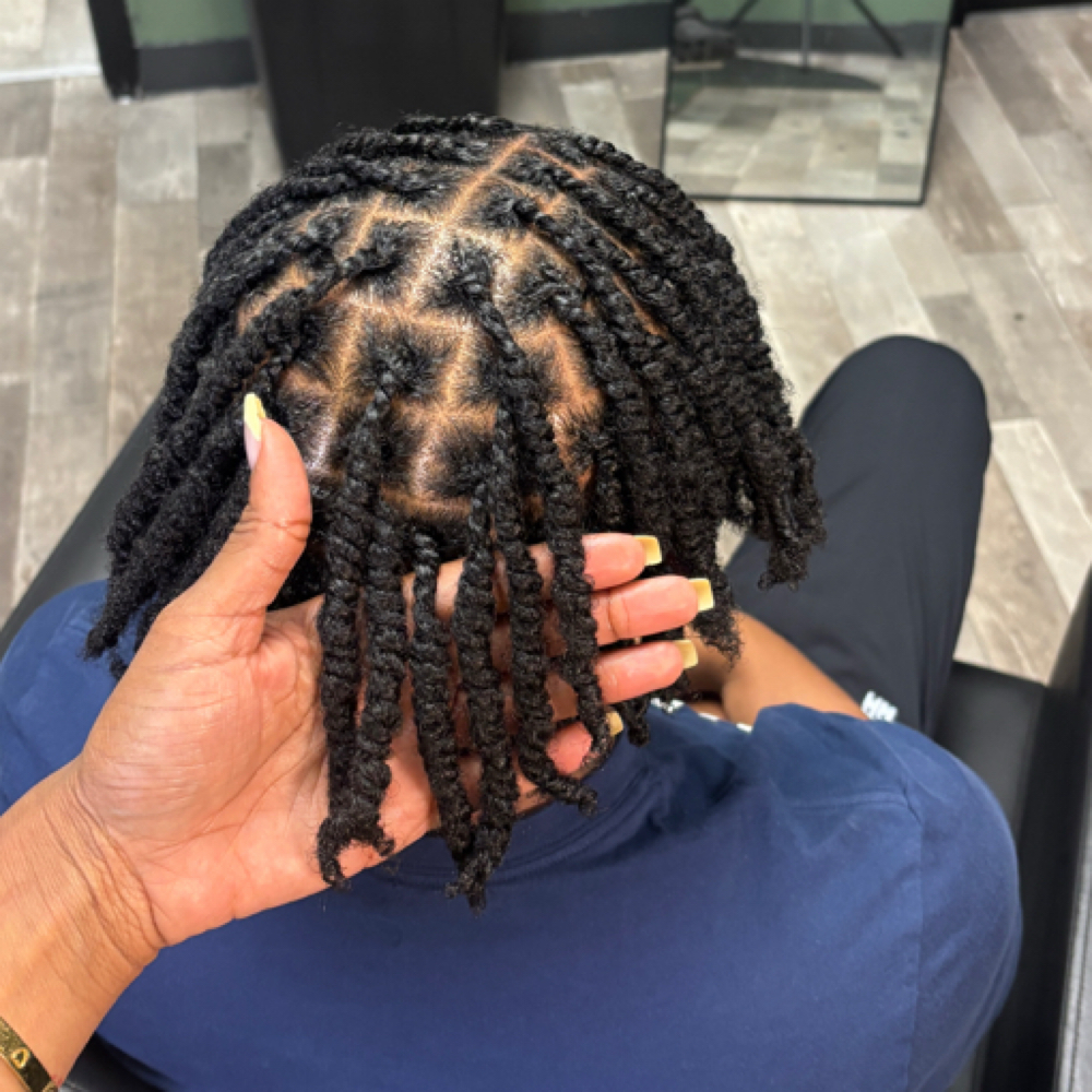 Mini Twist With Natural Hair at Revive Beauty Lounge in Natchitoches, LA