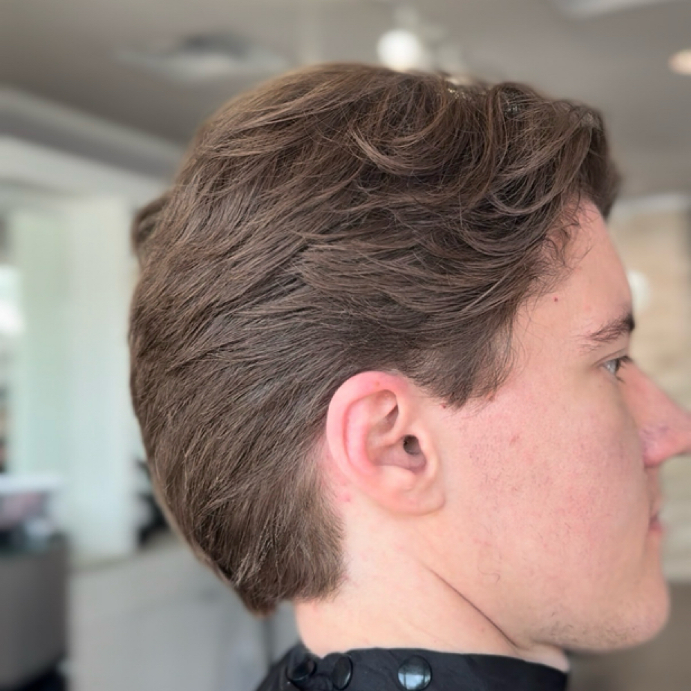 Men's Color + Haircut at Pani Style Hair Salon in Katy, TX