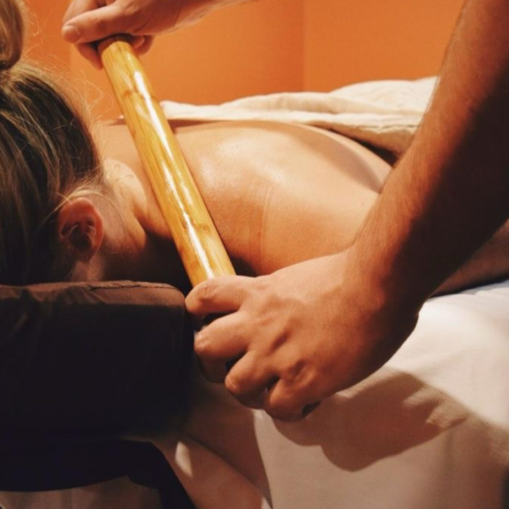 Hot Bamboo Massage at The Botanical Massage in Montgomery, IL