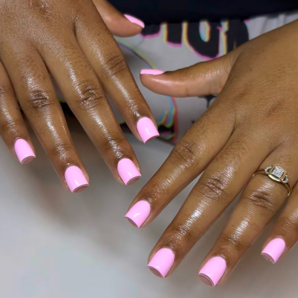 Solid Color Set at Ashleyz Nailz in Atlanta, GA
