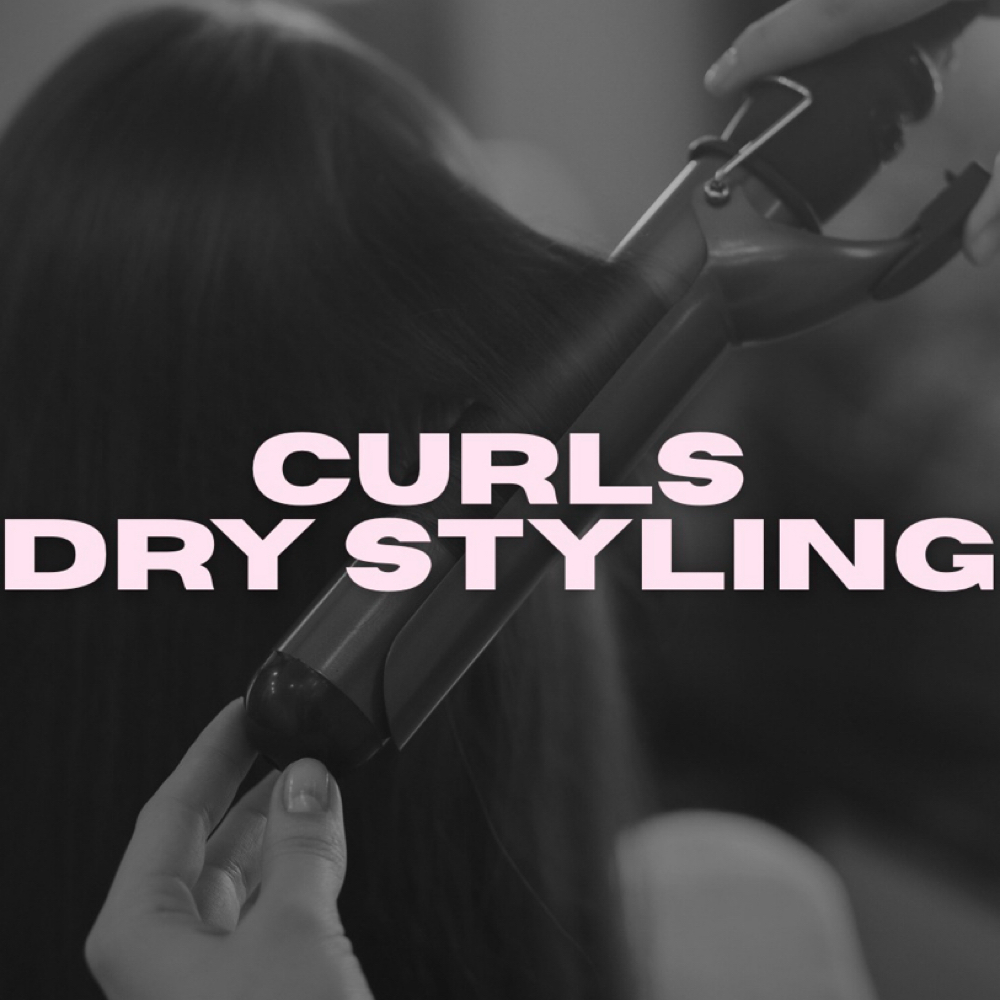 Curls Dry Styling at Alkali Salon in Santa Ana, CA