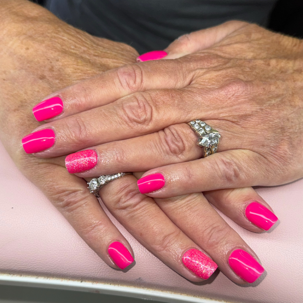 Hard builder gel fill at Aura by Mary in hampstead, NC
