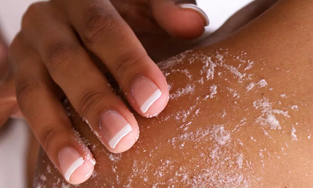 Rejuvenating back facial