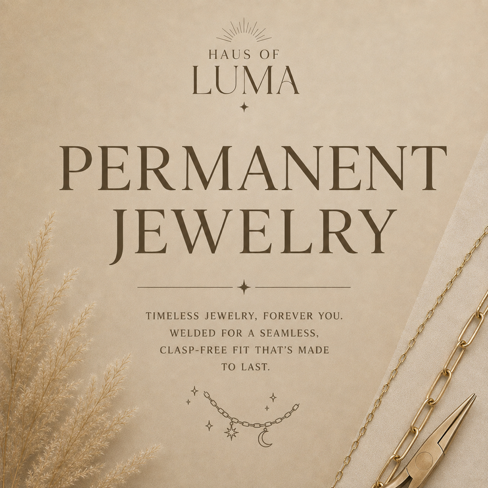 Permanent Jewelry at Haus of Luma in Buffalo, MN