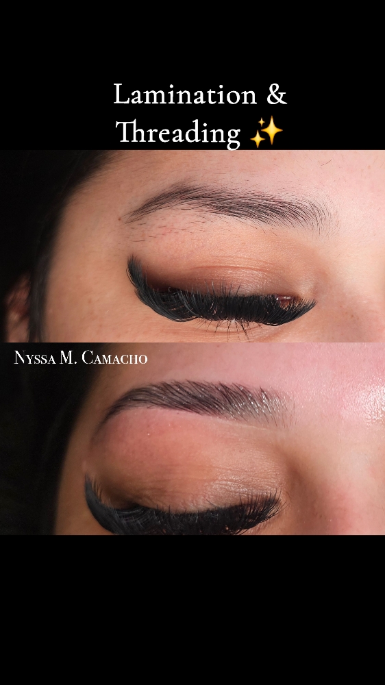Brow Lamination & Threading at Nyssa M Camacho in Nampa, ID