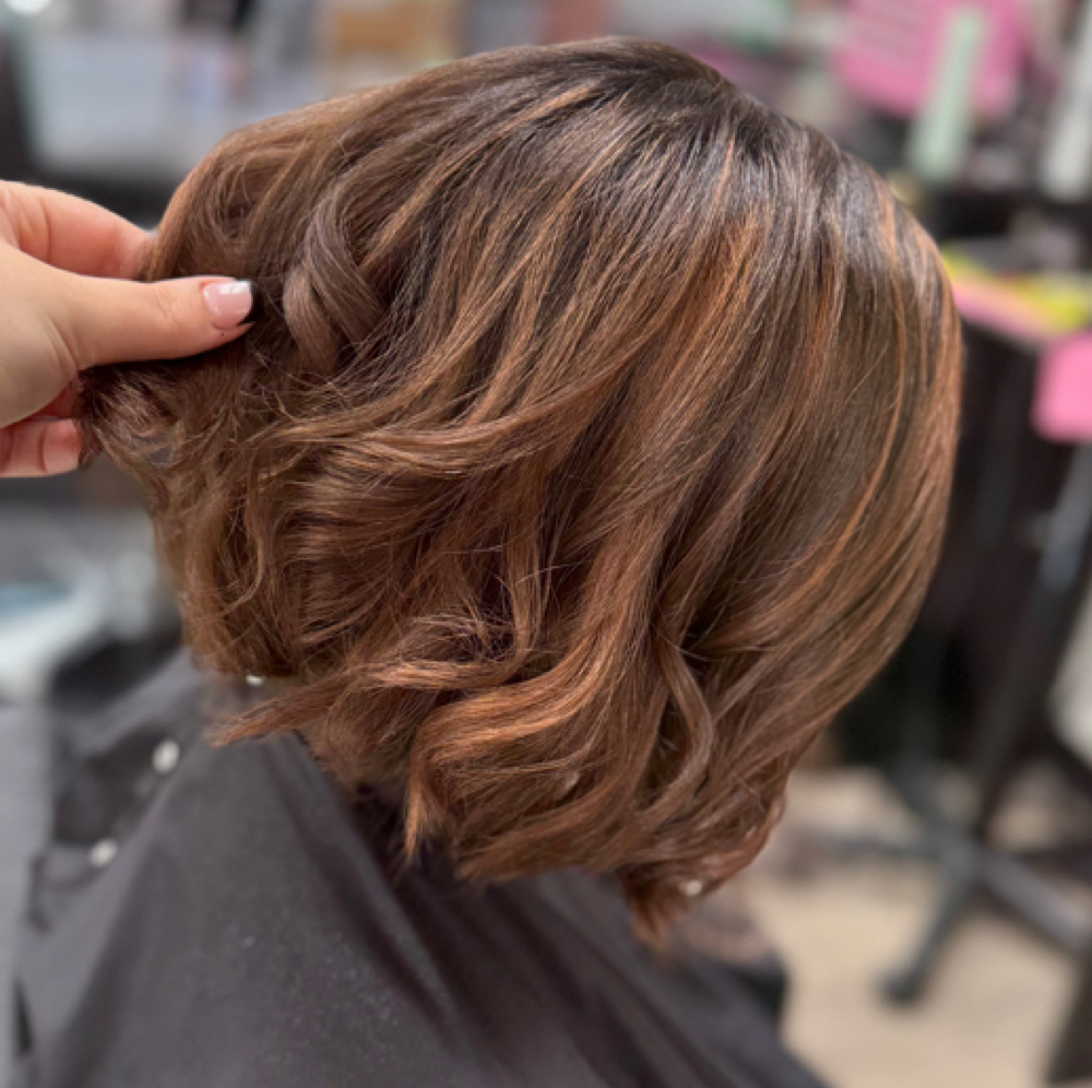 Dimensional Brunette at Hairway to Heaven Salon in Johnstown, PA