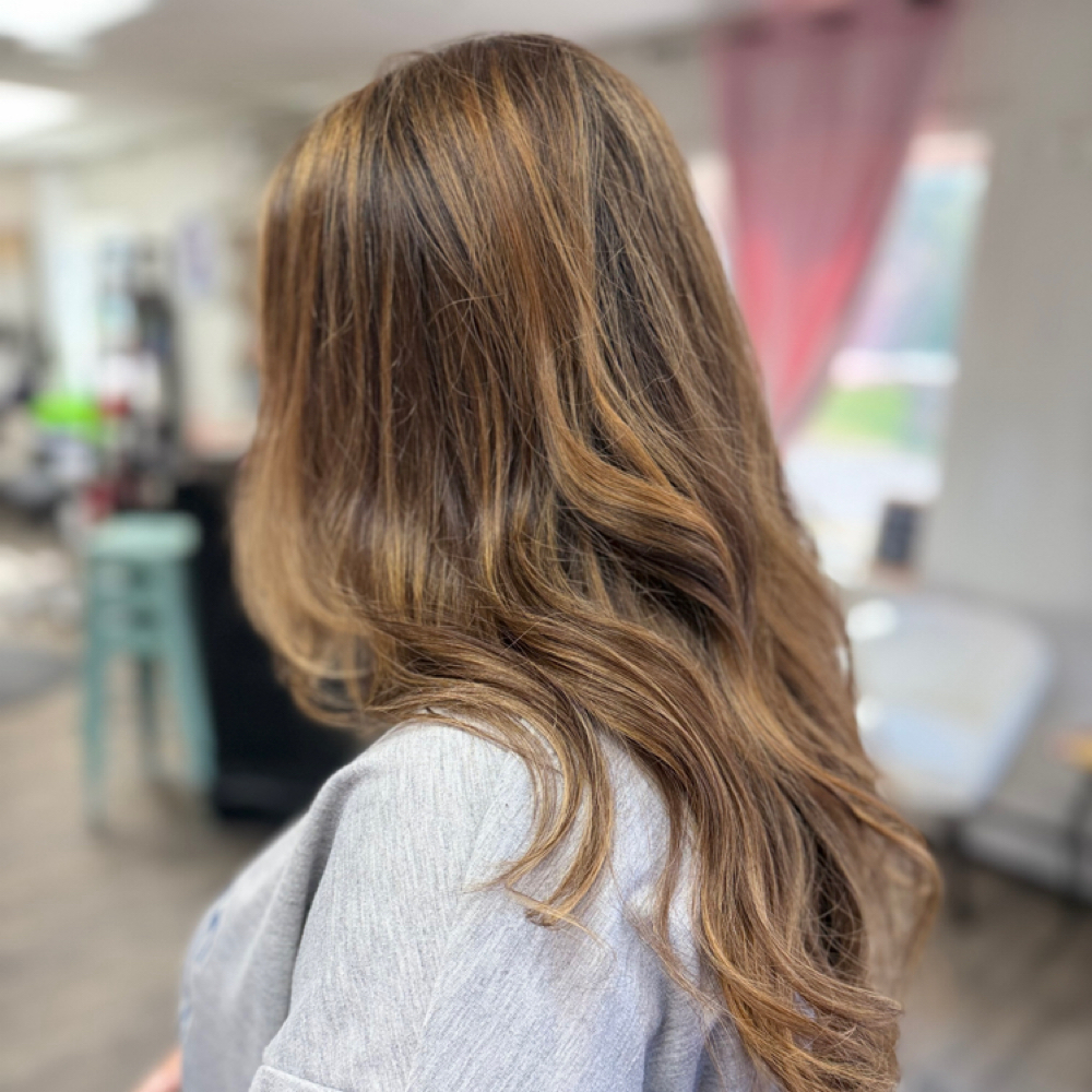 Dimensional Brunette at Hairway to Heaven Salon in Johnstown, PA