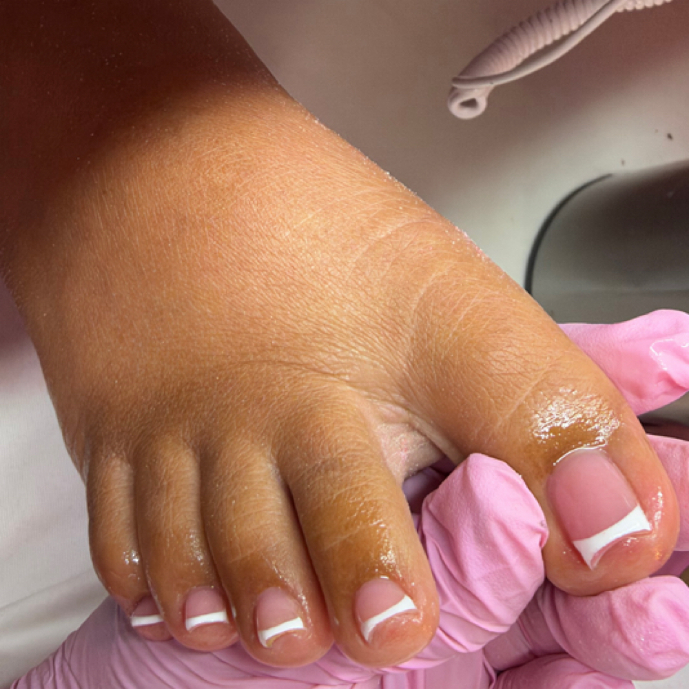 Acrylic French Toes at So Savannah in Lubbock, TX