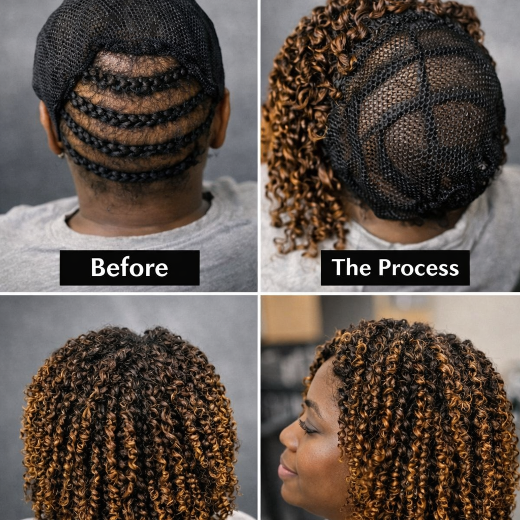 Wig Install at Beyond Hair Braiding in Bronx, NY